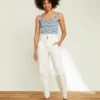 Veronica Beard Marley Ankle-Tab Pant New Arrivals