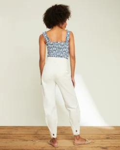 Veronica Beard Marley Ankle-Tab Pant New Arrivals
