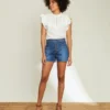 Veronica Beard New Arrivals Sophie Denim Short | Braided Waist 2 Veronica Beard New Arrivals Sophie Denim Short | Braided Waist