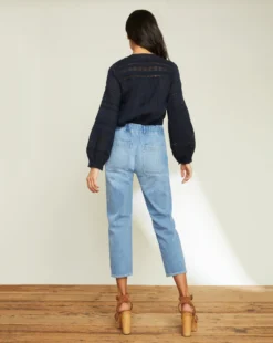 Veronica Beard Arya Cargo Jean | Elastic Waist New Arrivals