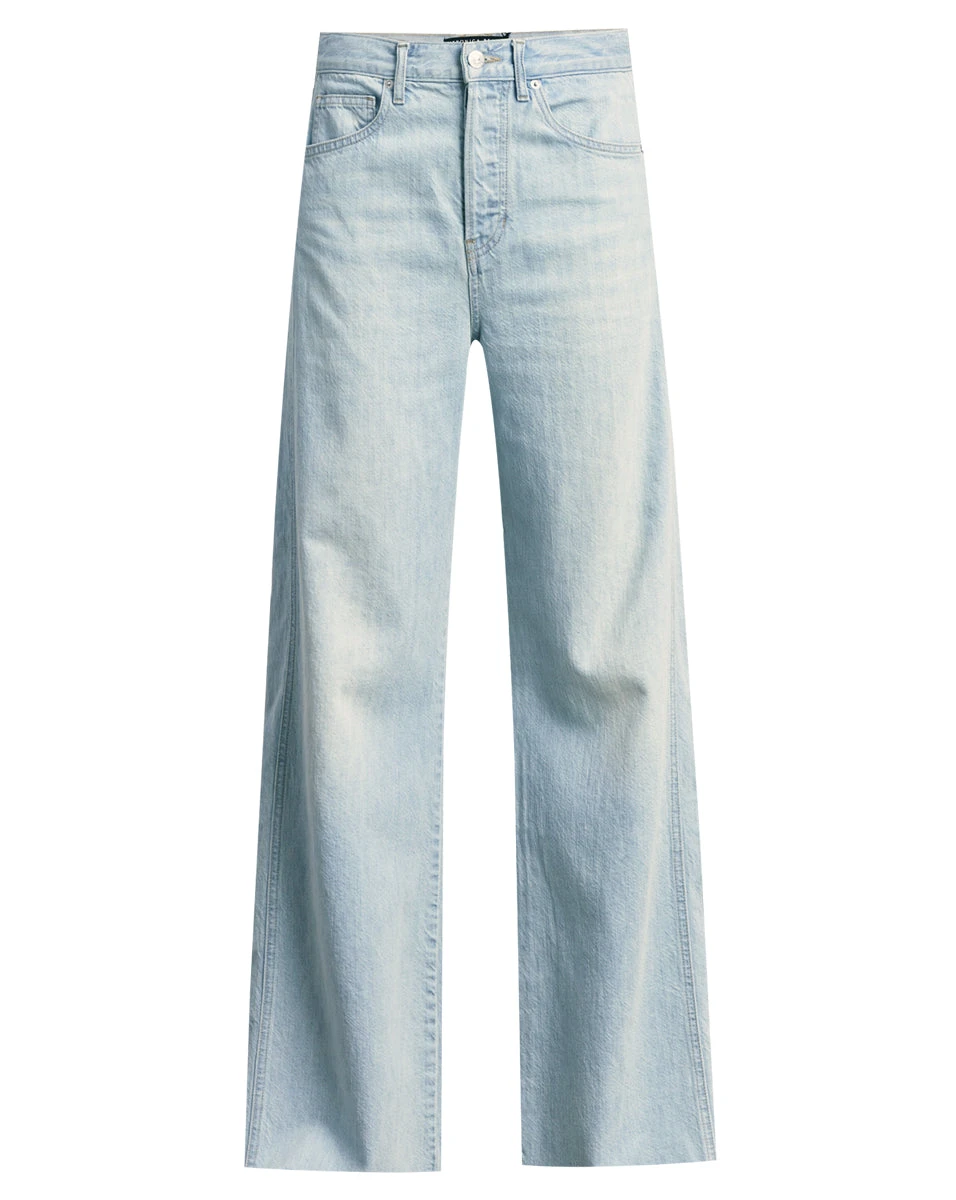 Veronica Beard New Arrivals Taylor Wide-Leg Jean | Raw Hem Veronica Beard New Arrivals Taylor Wide-Leg Jean | Raw Hem