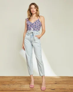 Veronica Beard New Arrivals Pearl Barrel Jean | Curved Seams