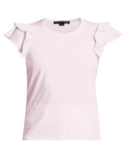 Veronica Beard New Arrivals Akeela Ruffle Tee