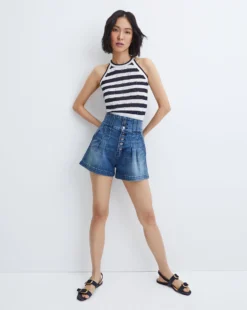 Veronica Beard Alicia Denim Short