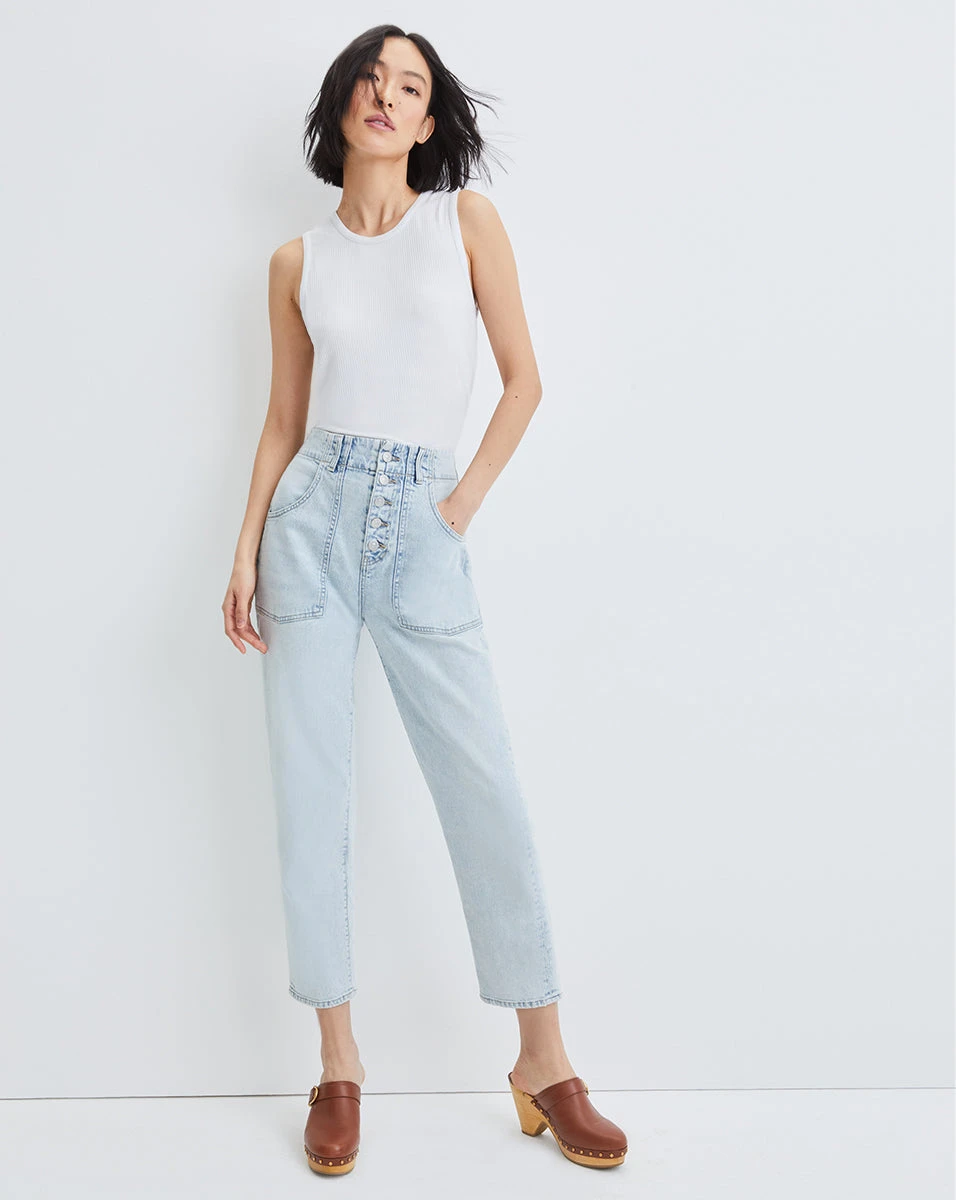 Veronica Beard Arya Cargo Jean | Elastic Waist Clothing Veronica Beard Arya Cargo Jean | Elastic Waist Clothing