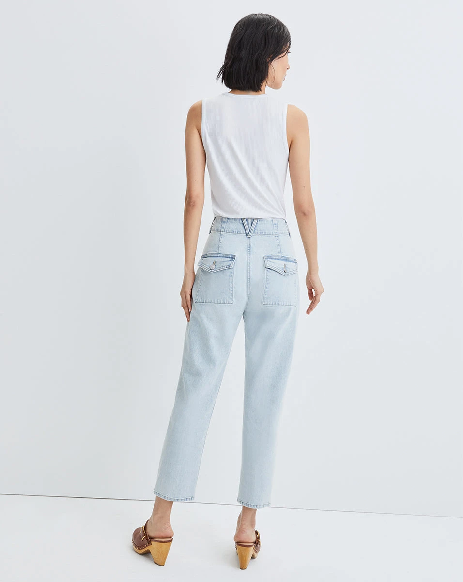 Veronica Beard Arya Cargo Jean | Elastic Waist Clothing Veronica Beard Arya Cargo Jean | Elastic Waist Clothing