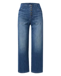 Veronica Beard Crosbie Wide-Leg Jean | Cropped 5 Veronica Beard Crosbie Wide-Leg Jean | Cropped