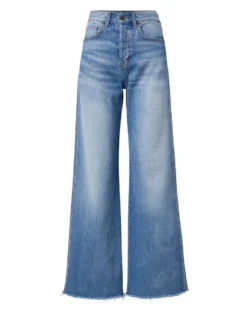Veronica Beard Clothing Taylor Wide-Leg Jean | Raw Hem 6 Veronica Beard Clothing Taylor Wide-Leg Jean | Raw Hem