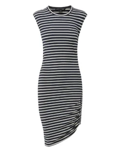 Veronica Beard Brompton Striped Dress