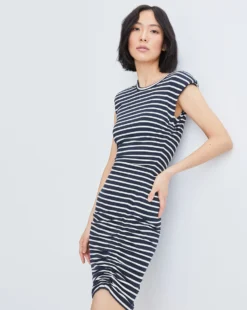 Veronica Beard Brompton Striped Dress