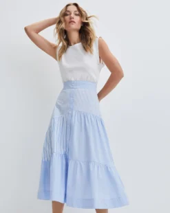 Veronica Beard Tilney Mixed-Media Dress