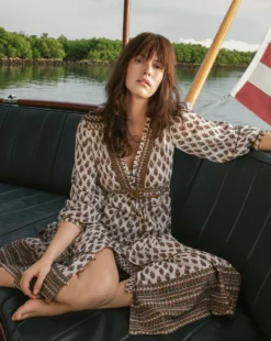 Veronica Beard Alessandra Boho-Floral Dress Clothing