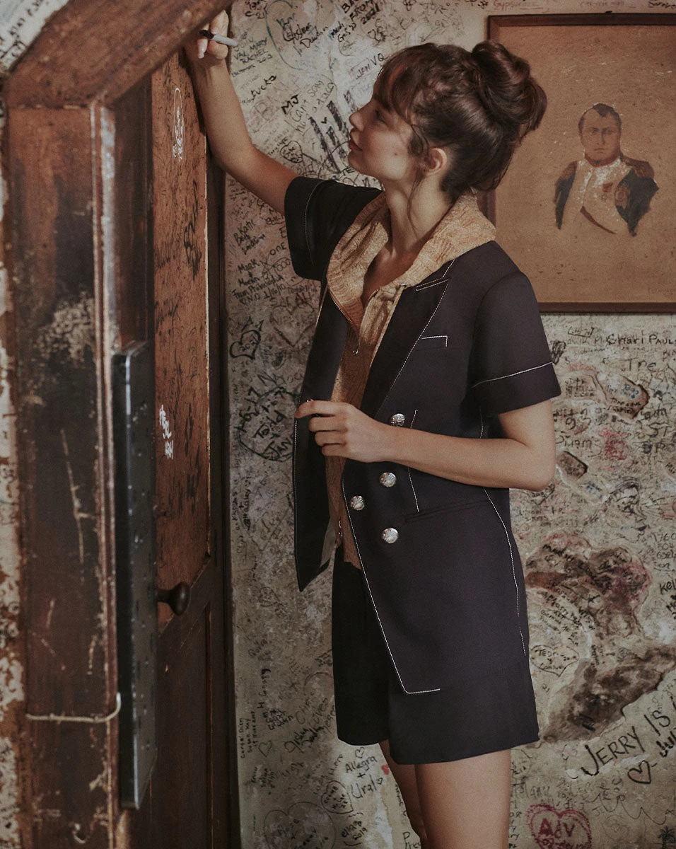 Veronica Beard New Arrivals Alicia Linen Short Veronica Beard New Arrivals Alicia Linen Short