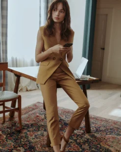 Veronica Beard Lago Linen Pant New Arrivals