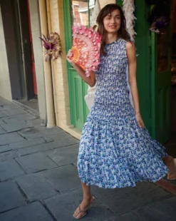 Veronica Beard Verena Smocked Dress