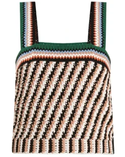 Veronica Beard New Arrivals Livina Crochet Tank